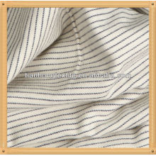 hilado 100% algodón teñido de tela de rayas de franela